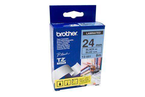 BROTHER TZE TAPE 24MM BLACK ON BLUE-preview.jpg